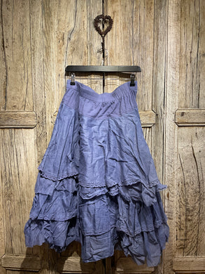 Preloved Tine Skirt Blue