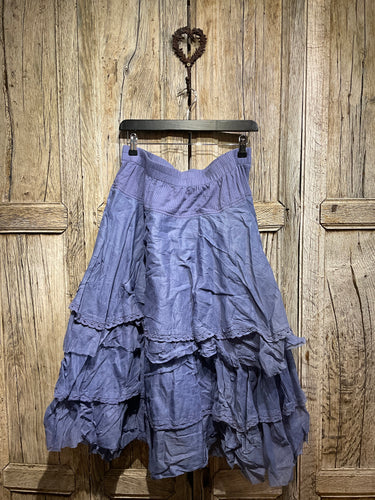 Preloved Tine Skirt Blue