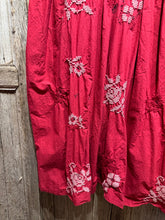 Preloved Ewa I Walla Red Floral Embroidery Dress