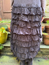 JLS Black Embroidery Appliqué & Lace Layering Tunic Dress 1106