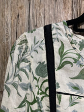 Preloved JIGSAW Green Print Linen Dress