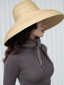 Oats & Rice Bronte Tan Cashmere Scarf OR25-NS01