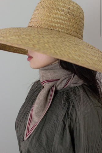 Oats & Rice Bronte Mocha Brown Cashmere Scarf OR25-NS01