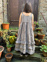 JLS Antique Grey Lace & Embroidery Cotton Sun Dress 1102