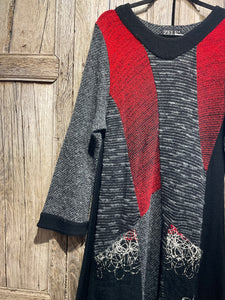 Preloved Multi-Coloured Jumper Dress