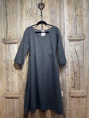 Preloved APUNTO B Grey Wool Dress