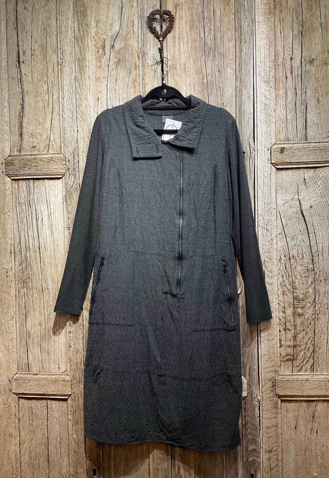 Preloved Grey Dress Wool Mix