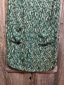 Preloved MARLENE BIRGER, Green/Cream Tunic