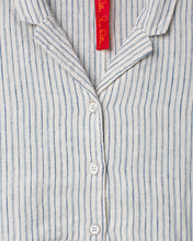 Ewa I Walla Helin Striped Linen Dress 55966 SS26