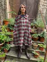 JLS Check Cotton Dress Coat D56