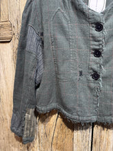 Magnolia Pearl Preloved Cropped Grey Jacket