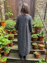 THING Anthracite Structure Check Dress Coat 7307 AW26