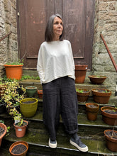 Mama B RIMA Anthracite Linen Pants SS26