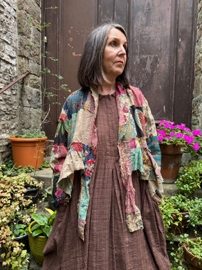 JLS Cotton Patchwork Tie Jacket 1166