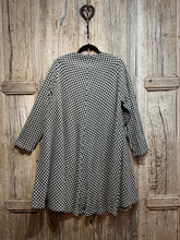 Preloved OFFICINAE Dog Tooth Check Wool Dress