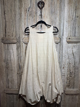 Preloved Apuntob Cream Check Cotton Dress
