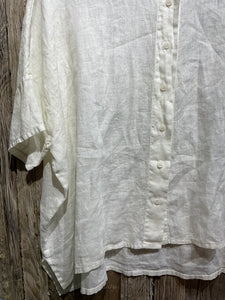 Preloved MAMA B, Cream Linen Shirt
