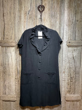 Preloved Q’neel Black Wool Mix Gillet