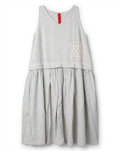 Ewa I Walla Febe Striped Linen Dress 55961 SS26