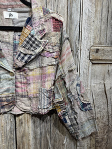 JLS Madras Check Cropped Jacket 1134