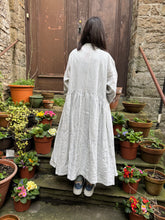 Ewa I Walla Helin Striped Linen Dress 55966 SS26