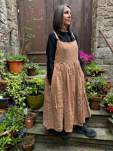 Ewa I Walla Gordana Linen Pinafore Dress 55928 AW25