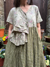 Les Ours Rina Lin Vichy Vert Dress SS26