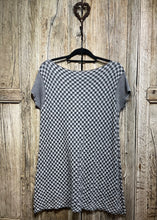 Preloved SARAH PACINI Checkerboard Grey Tunic