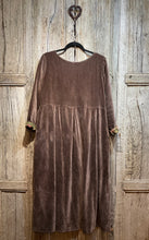 Preloved Les Ours Soft Plum Velvet Dress