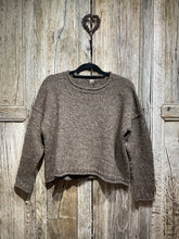 Handknits by ME Brown Crop Wool Jumper