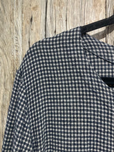Preloved Thing Navy Check Button Dress