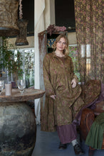 Les Ours Melo Popeline Havane Fleurs Dress AW25