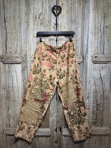 JLS Floral Cotton Print Trousers 1131