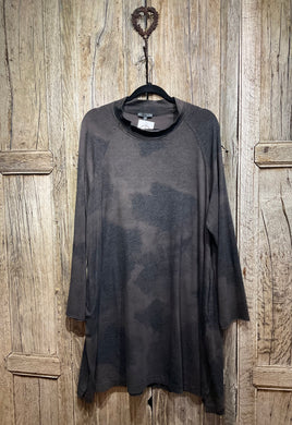 Preloved OSKA Brown and Black Jersey Dress