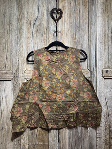 Les Ours Azel Court Layering Patchwork Vest AW25