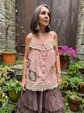 JLS Stripe Cotton Appliqué Vest 1076