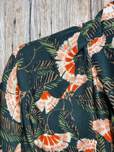Preloved TOAST Green and Orange Print Dress
