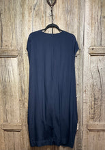 Preloved COS Navy Shift Dress - Silk