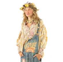 Magnolia Pearl Dandelion Blockprint Tora Shirt 1123