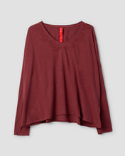 Ewa i Walla Burgundy Gyrid Tee 44985 AW24