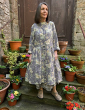 JLS Button Up Floral Print Dress D06