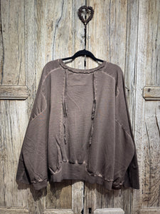 Plü Chocolate Wide Sweater One Size 2105 AW25