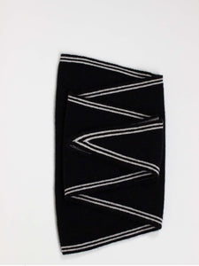 Oats & Rice Bronte Ebony Black Cashmere Scarf OR25-NS01