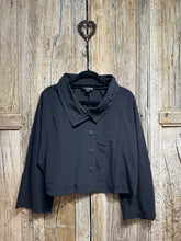 LUUKAA Black Woven Jacket 24K305 AW24