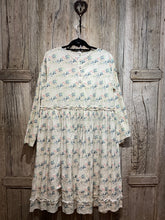 Preloved Ewa I Walla Green Floral Print Cotton Dress