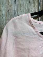 Preloved BARBARA LANG Pink Linen Oversize Top