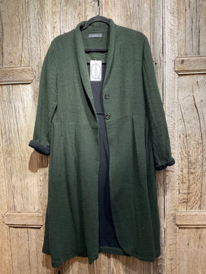 Preloved Green Cotton Coat