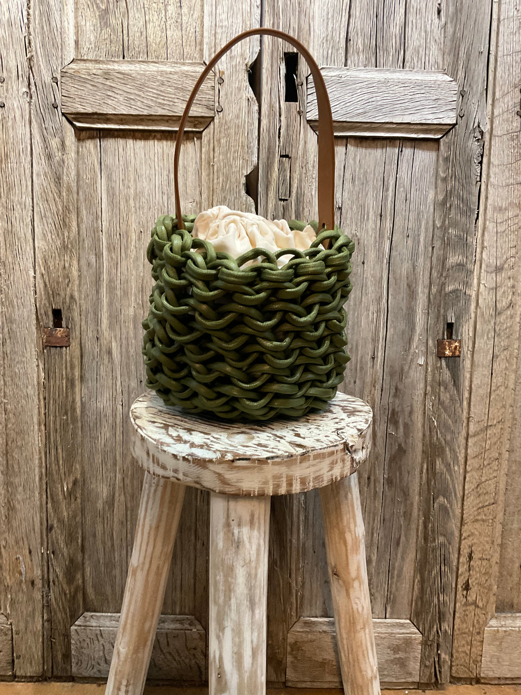 alienina Lola Olive Caramel Bag