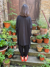 Sort Aarhus Black Oversized Cotton Top SA2212 AW26