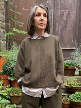 Gallego Desportes Washed Wool Green Jumper 10422 AW26